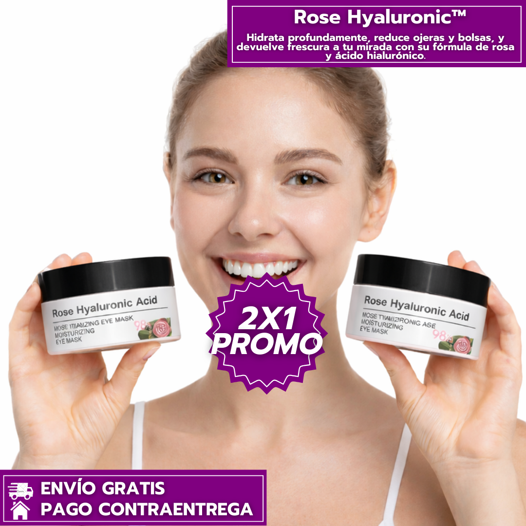Oferta Especial 2x1 Rose Hyaluronic™: Hidratación y Frescura para Ojos Cansados